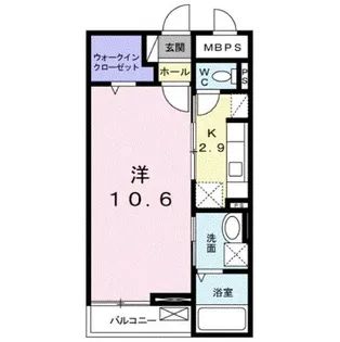 シーサイドビレッジA【1階】の間取り