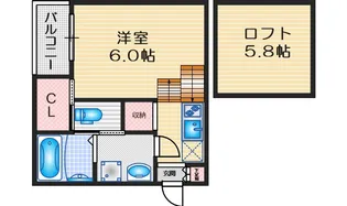 ハーモニーテラス平針III【1階】の間取り