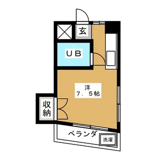 ヴィラージュ白楽【3階】の間取り