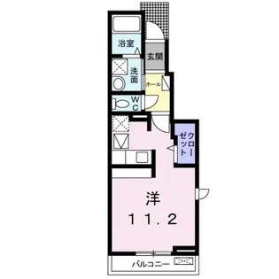 Again【1階】の間取り