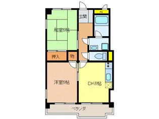 シャンポール花の木【3階】の間取り