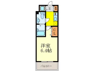 ファミ-ユ千里山西【4階】の間取り