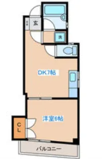 グロウコート阿佐ヶ谷【3階】の間取り