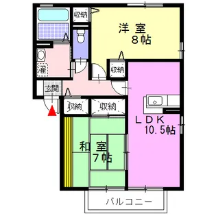 SACHI HEIM【2階】の間取り