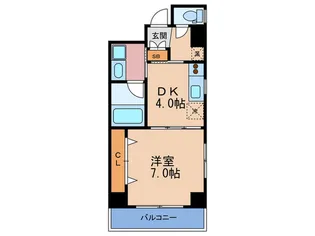 ノブパシオン北梅田【4階】の間取り