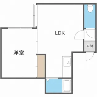 コーポオレンジ【2階】の間取り