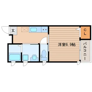 ステラ定禅寺通【2階】の間取り