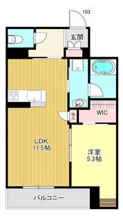 シャルマン レジデンス【1階】の間取り