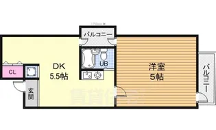 ラ・ペール一番館【8階】の間取り