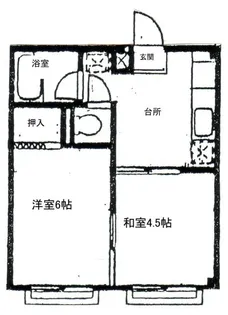 野村マンション【1階】の間取り