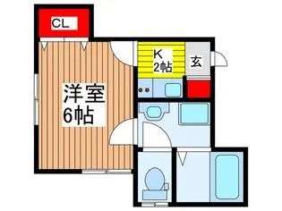 ルミエール与野本町【2階】の間取り