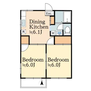 カーサルミナーレ【1階】の間取り