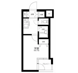 ガリシア早稲田【4階】の間取り
