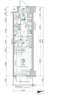 デュオステージ調布国領マキシブ【5階】の間取り