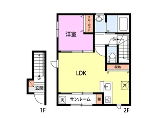 Salacia(サラキア)【2階】の間取り