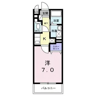 メゾン三光I【3階】の間取り