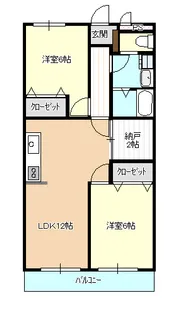 グランデール南町田【1階】の間取り