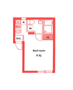 ハレレア横浜反町【2階】の間取り