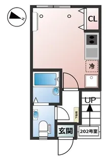 レベアス西台【1階】の間取り