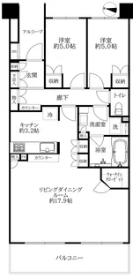 東京テラス【2階】の間取り