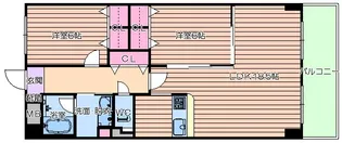 天満リバーサイドプラザ【10階】の間取り