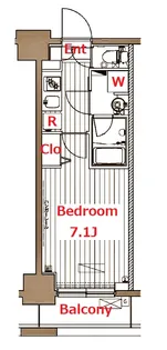ガーラ横濱関内グランドステージ【3階】の間取り