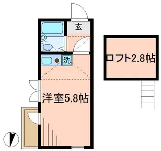 コンフォルト浅草【3階】の間取り