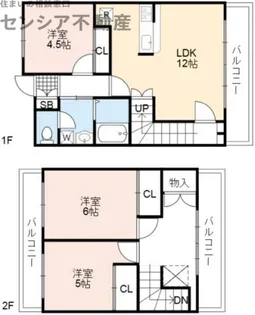 パラッツォ京橋【7階】の間取り