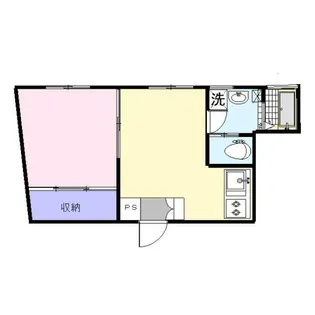 ウイングシティーK2【2階】の間取り