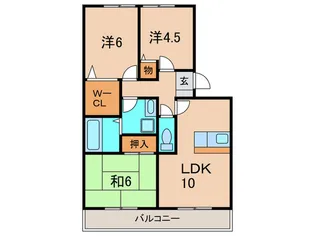 GRAND PLAISIRII【3階】の間取り