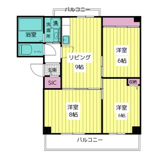 ハイムエフォーレ【3階】の間取り