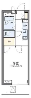 レオパレスしろがね【1階】の間取り