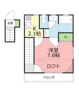 エクセレントハイム1【2階】の間取り
