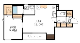 プレシャスコート【3階】の間取り