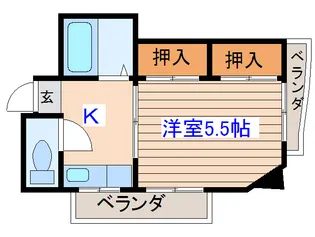 第二佐藤ビル【4階】の間取り