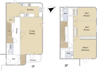 フェアフィールド代々木【1階】の間取り