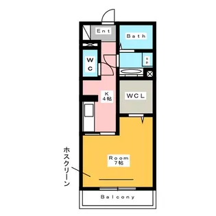 CASA DEL SOL ※カーサデルソル【2階】の間取り