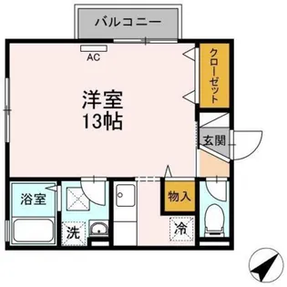 Forest Valley B棟【2階】の間取り