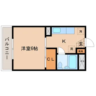 パークス柏木【3階】の間取り