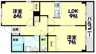 Royal Court(ロイヤルコート)I【2階】の間取り