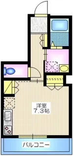 サニールチル杉田【1階】の間取り