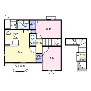 メリッサI【2階】の間取り