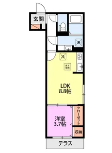 左近ラ・ランド【2階】の間取り