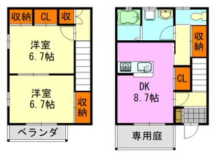 宮崎レジデンス2の間取り