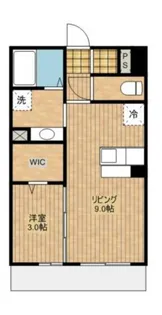 オークスアレイ矢部ウエストコート【3階】の間取り