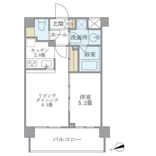 プレミアコンフォート西荻窪【2階】の間取り