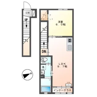 メイプル【2階】の間取り