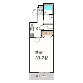 フジパレス山之内X番館【3階】の間取り