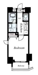 レーヴ飛鳥山フェルクルール【7階】の間取り