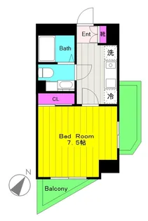 Bris登戸(ブリス)【6階】の間取り